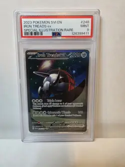 2023 Pokemon Iron Treads Ex 248/198 PSA 9 Special Illustration Rare Sir - Image 1