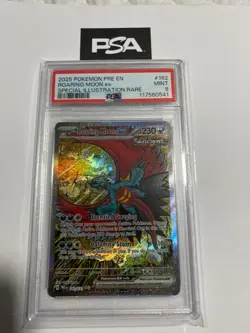2025 Pokemon pre En Roaring Moon SIR #162 PSA 9 - Image 1