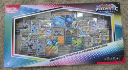 Pokemon S&V Prismatic Evolutions Lucario ex Tyranitar ex Premium Collection NEW - Image 1