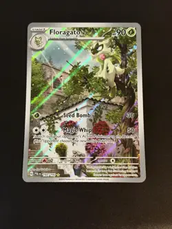Pokemon TCG Paldea Evolved 197/193 Floragato Illustration Rare - LP - Image 1