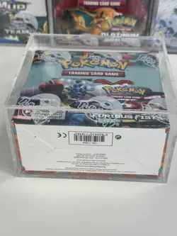 XY FURIOUS FISTS BOOSTER BOX Factory Sealed POKEMON TCG rare set w/ acrylic box - Image 3