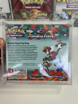 XY FURIOUS FISTS BOOSTER BOX Factory Sealed POKEMON TCG rare set w/ acrylic box - Image 4