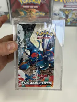 XY FURIOUS FISTS BOOSTER BOX Factory Sealed POKEMON TCG rare set w/ acrylic box - Image 5