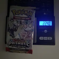 VERY HEAVY! 22.40g Prismatic Evolutions Pokemon TCG Booster Pack (SEALED)✅ - Image 1