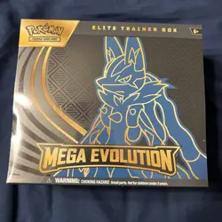 Pokemon MEGA Evolution Lucario - ETB - Elite Trainer Box NEW FACTORY SEALED BOX - Image 1