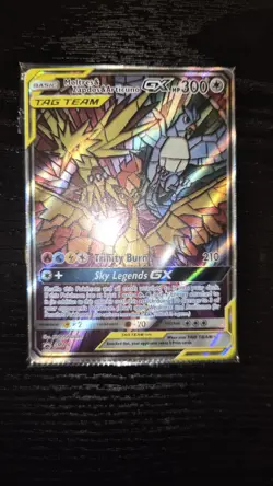 Moltres & Zapdos & Articuno GX SM210 Sm Holo (CRIMP ERROR) Sealed Promo Pokemon - Image 1