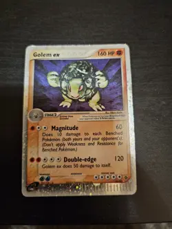 Pokemon Golem EX 91/97 EX Dragon Holo Ultra Rare - Image 2