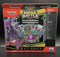 Pokemon TCG Mega Gengar Ex Battle Deck Box Factory Sealed Haunter 027 Promo - Image 1