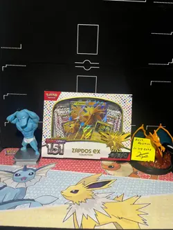 2023 Pokemon TCG Scarlet & Violet 151 Zapdos EX Collection Box CCG - Image 1