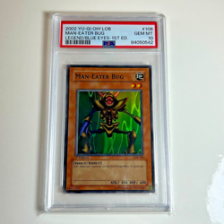 Yu-Gi-Oh! "Man-Eater Bug' 1st Edition LOB-108 GEM MINT PSA 10 (POP 79) Vintage - Image 1