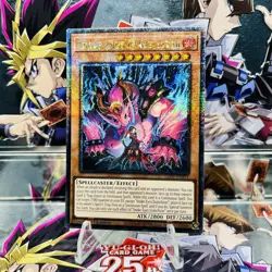 Yugioh Snake-Eyes Diabellstar LEDE-EN011 Quarter Century Secret Rare Near Mint - Image 1