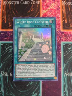 Yu-Gi-Oh! White Rose Cloister KICO-EN019 1st Edition Super Rare NM - Image 1