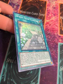 Yu-Gi-Oh! White Rose Cloister KICO-EN019 1st Edition Super Rare NM - Image 2