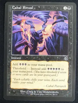 Cabal Ritual - TOR - Mtg Card #4NJ - Image 1