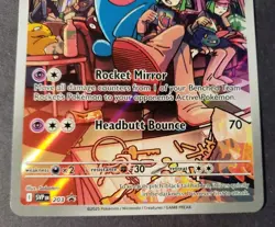 Team Rocket's Wobbuffet - #203 Black Star Promo - Destined Rivals Pokemon Card - Image 2