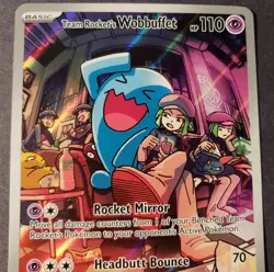 Team Rocket's Wobbuffet - #203 Black Star Promo - Destined Rivals Pokemon Card - Image 3