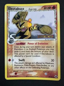 Pokemon EX Dragon Frontiers Electabuzz 29/101 Uncommon Reverse Holo Card Stamped - Image 1