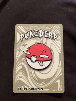POKEDERP SHADOWBUD GENGAR 1ST EDITION BLACKOUT CARD 6/7 - Image 2