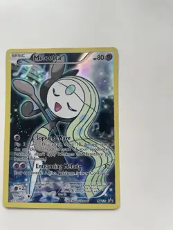 Pokemon TCG Meloetta XY120 Holo Black Star Promo Card Full Art LP - Image 2