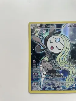 Pokemon TCG Meloetta XY120 Holo Black Star Promo Card Full Art LP - Image 3