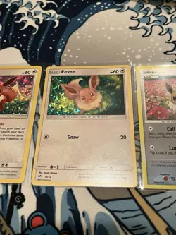 Eevee McDonald’s Promo Lot Of 3 Cards Pokemon TCG Holo Rare - Image 2