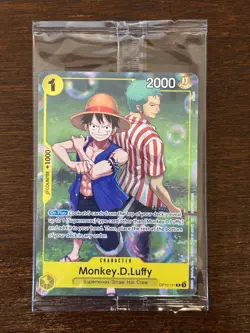 One Piece CCG Monkey.D.Luffy OP10-111 Rare Promo Card Factory Sealed Mint - Image 2