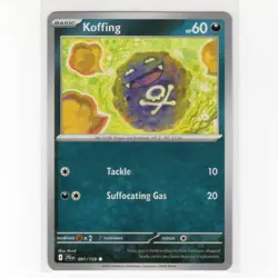 Pokemon TCG Koffing 091/159 SV: Journey Together Regular Common Card EN-NM 2025 - Image 1