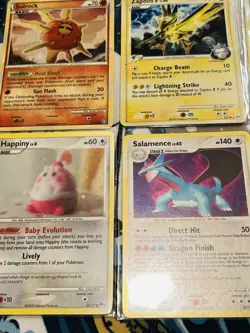 Vintage Pokemon Holo Rare Card Lot Of 6 Zapdos Salamence Solrock - Image 2