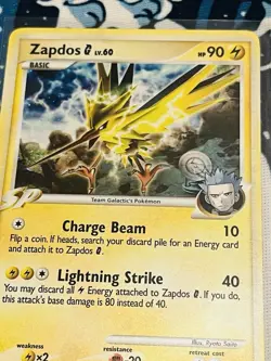Vintage Pokemon Holo Rare Card Lot Of 6 Zapdos Salamence Solrock - Image 3