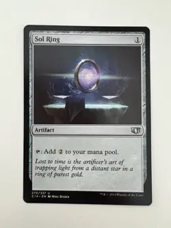 Sol Ring MTG Magic the Gathering Card NM Near Mint C14 - Image 1