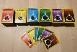 Pokemon Base Set Unlimited Vintage Energy 6 Card Set / Lot # 97-102 - LP/MP - Image 1