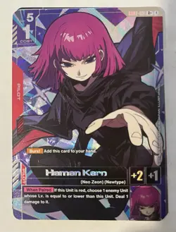 Gundam Card Game English Haman Karn R+ Alt Art - Image 1