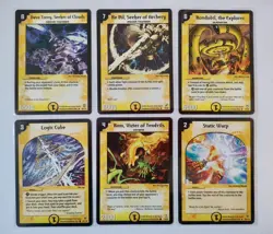 Duel Masters 33 Light Civilization Sleeved Cards TCG CCG - Common And Uncommon - Image 1