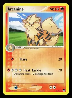 Arcanine 18/112 Rare EX FireRed & LeafGreen Pokemon Card - Image 1