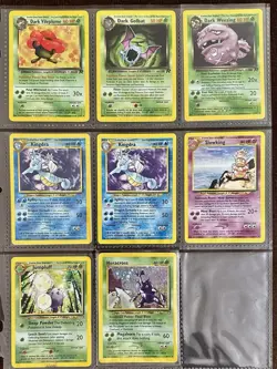 Vintage Pokemon album 314 cards 43 Holo Base Set, Fossil, Jungle, Base 2 and mor - Image 3