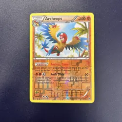 Pokemon Card TCG Archeops 67/101 Black White Noble Victories Reverse Holo 2011 - Image 1