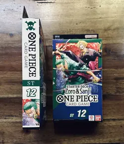 ONE PIECE CARD GAME -ZORO AND SANJI- ST12 STARTER DECK ENGLISH NEW SEALED LOT x4 - Image 2