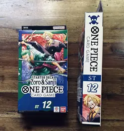 ONE PIECE CARD GAME -ZORO AND SANJI- ST12 STARTER DECK ENGLISH NEW SEALED LOT x4 - Image 3