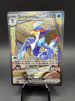 Pokemon TCG Quaquaval EX Scarlet & Violet Paldea Evolved Holo Card 260/193 - Image 1