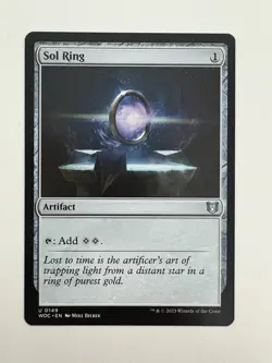 Sol Ring MTG Magic the Gathering Card NM Near Mint WOC - Image 1