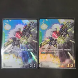 x2 Gundam Card Game English Wing Gundam (Bird Mode) Tournament Winner Pack Promo - Image 1