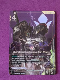 Gundam Barbatos 4th Form (LR+) - Starter Deck 05: Iron Bloom (ST05) GUNDAM CARD - Image 1