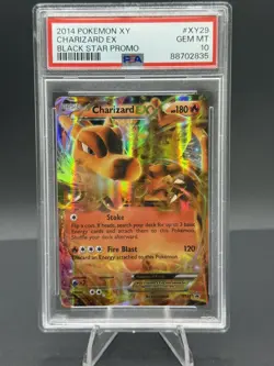 PSA 10 GEM MINT Charizard EX XY29 XY Black Star PROMO HOLO Pokemon Card - Image 1