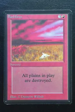 Magic The Gathering MTG FLASHFIRES Limited Edition Beta LP Lightly Played - Image 1