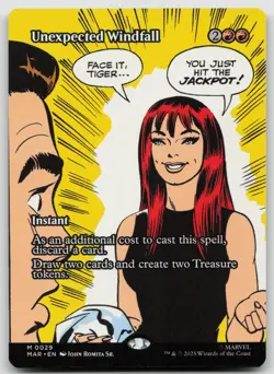 Unexpected Windfall (Borderless) M Normal Marvel Universe Eternal-Legal 29 NM - Image 1