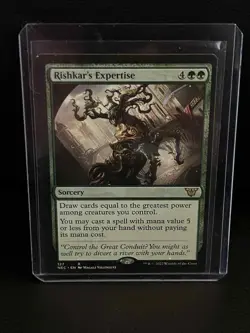 Rishkar's Expertise Commander: Kamigawa: Neon Dynasty Magic: the Gathering Light - Image 1