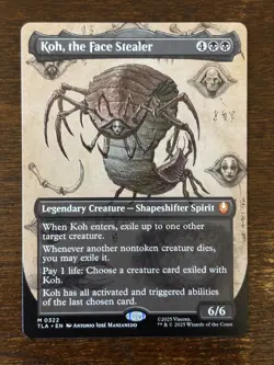 Koh, the Face Stealer BORDERLESS - Avatar: The Last Airbender Magic MTG - Image 2