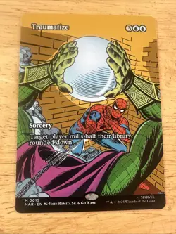 Traumatize MTG Marvel Universe Spiderman Borderless - Image 1