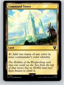 Magic the Gathering Command Tower Lord of the Rings Commander MTG Free Shipping - Image 1