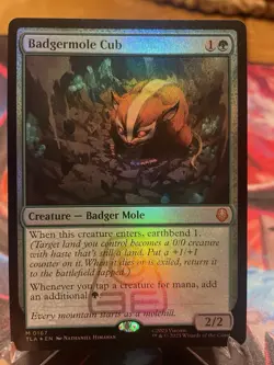 Collector Avatar, The Last Airbender Magic, Bagermole Cub M 0167 FOIL. RARE MTH - Image 1
